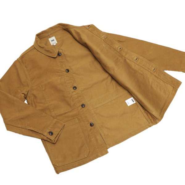 画像6: F.O.B FACTORY(エフオービーファクトリー)FRENCH MOLESKIN JACKET(フレンチモールスキンジャケット)HEAVY MOLESKIN/Khaki(カーキ) (6)