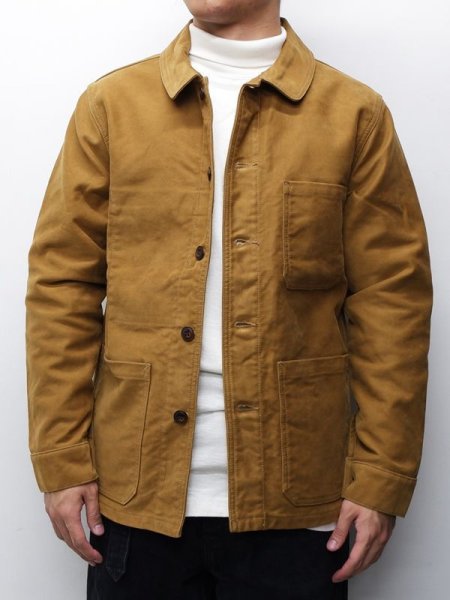 画像10: F.O.B FACTORY(エフオービーファクトリー)FRENCH MOLESKIN JACKET(フレンチモールスキンジャケット)HEAVY MOLESKIN/Khaki(カーキ) (10)