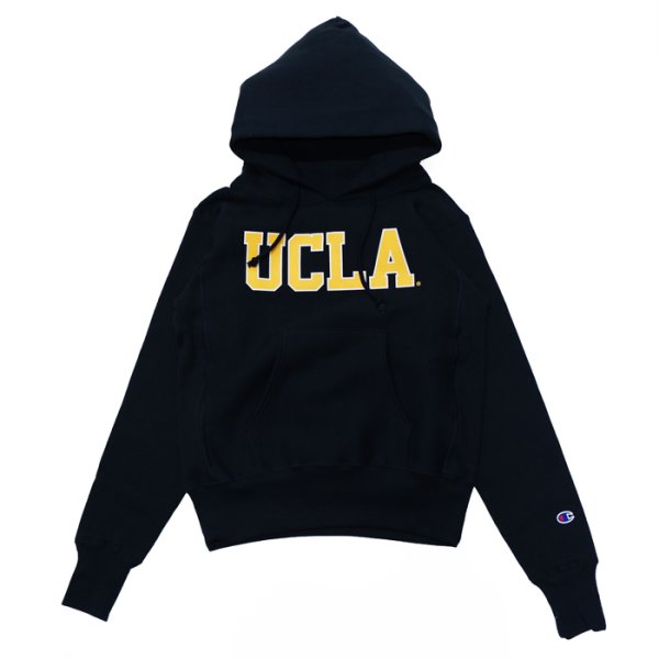 画像1: ＜OUTLET＞Champion（チャンピオン）REVERSE WEAVE PULLOVER HOODED SWEATSHIRT（リバースウィーブプルオーバースウェットパーカー）"UCLA"/Navy（ネイビー）Made in USA※Sサイズのみ (1)