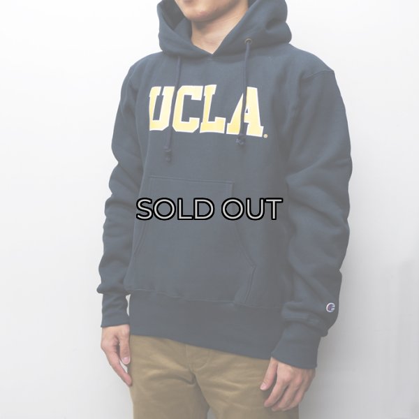 画像7: 『OUTLET』Champion（チャンピオン）REVERSE WEAVE PULLOVER HOODED SWEATSHIRT・Made in USA（リバースウィーブプルオーバースウェットパーカー・アメリカ製）"UCLA" / Navy（ネイビー）※Sサイズのみ (7)