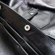 画像9: Y'2 LEATHER（ワイツーレザー）ANILINE HORSE 1st Type Jacket（アニリンホースファーストタイプジャケット）/Black（ブラック） (9)