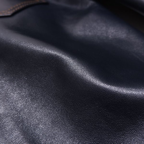画像11: 【PointUp10%11/10迄】Y'2 LEATHER(ワイツーレザー)INDIGO HORSE 1st Type Jacket(インディゴホースファーストタイプジャケット)/Indigo(インディゴ) (11)