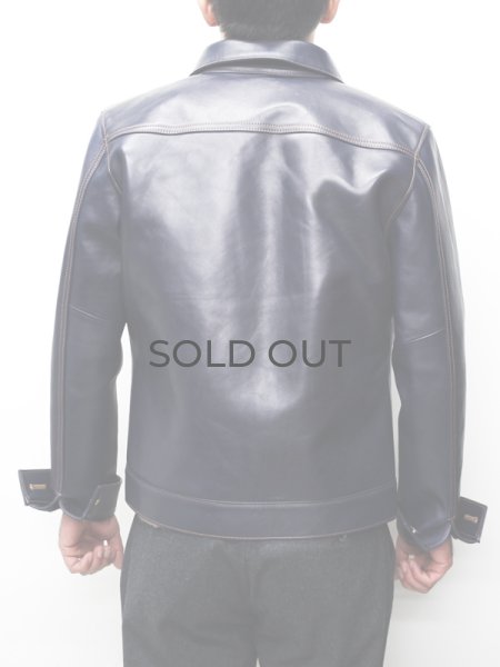 画像14: Y'2 LEATHER（ワイツーレザー）INDIGO HORSE 1st Type Jacket（インディゴホースファーストタイプジャケット）/ Indigo（インディゴ） (14)