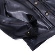 画像8: Y'2 LEATHER（ワイツーレザー）INDIGO HORSE 1st Type Jacket（インディゴホースファーストタイプジャケット）/Indigo（インディゴ） (8)