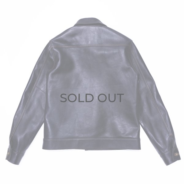 画像2: Y'2 LEATHER（ワイツーレザー）INDIGO HORSE 1st Type Jacket（インディゴホースファーストタイプジャケット）/ Indigo（インディゴ） (2)