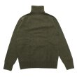 画像2: INVERALLAN（インバーアラン）Roll Neck Saddle Shoulder Sweater（ロールネックサドルショルダーセーター）Geelong Lambswool/Loden Green（ローデングリーン） (2)