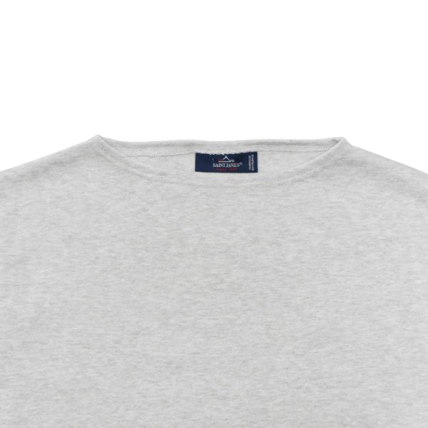 画像3: SAINT JAMES(セントジェームス)OUESSANT(ウエッソン)”SOLID” / GRIS CLAIR(霜降りペールグレー) (3)