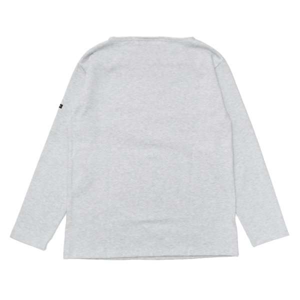 画像2: SAINT JAMES(セントジェームス)OUESSANT(ウエッソン)”SOLID” / GRIS CLAIR(霜降りペールグレー) (2)