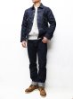 画像13: F.O.B FACTORY（エフオービーファクトリー）G-3 DENIM 2nd JK（G-3デニム2ndジャケット）14oz G3 Selvedge Supima/Indigo（インディゴ）ワンウォッシュ (13)