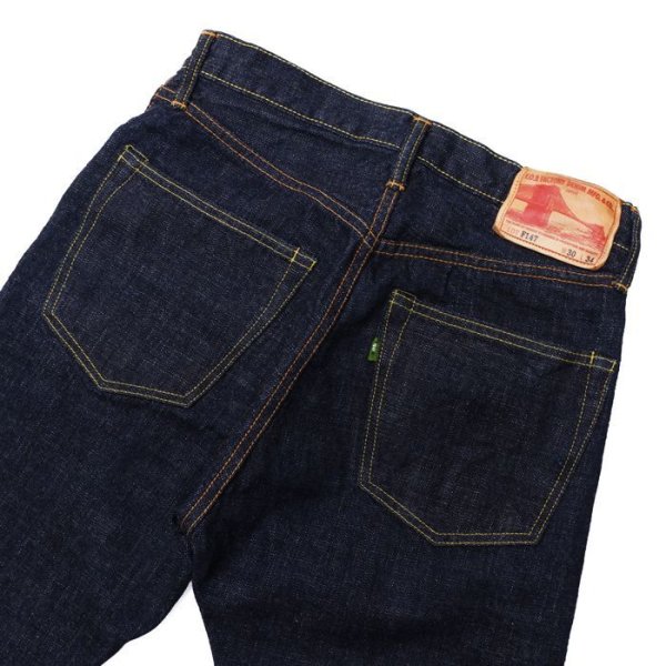 画像4: F.O.B FACTORY（エフオービーファクトリー）G3 SELVEDGE DENIM 5P（G3セルヴィッチデニム5P）”14oz G3 Selvedge Denim" / Indigo Blue（インディゴブルー）※One Wash【裾上げ無料】 (4)