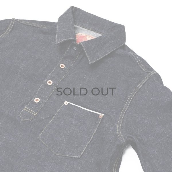 画像2: F.O.B FACTORY（エフオービーファクトリー）G-3 DENIM P.O JK（G-3デニムプルオーバージャケット）"14oz G3 Selvedge Supima" / Indigo（インディゴ）※One Wash (2)