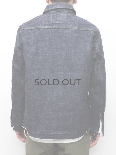 画像9: F.O.B FACTORY（エフオービーファクトリー）G-3 DENIM P.O JK（G-3デニムプルオーバージャケット）"14oz G3 Selvedge Supima" / Indigo（インディゴ）※One Wash (9)