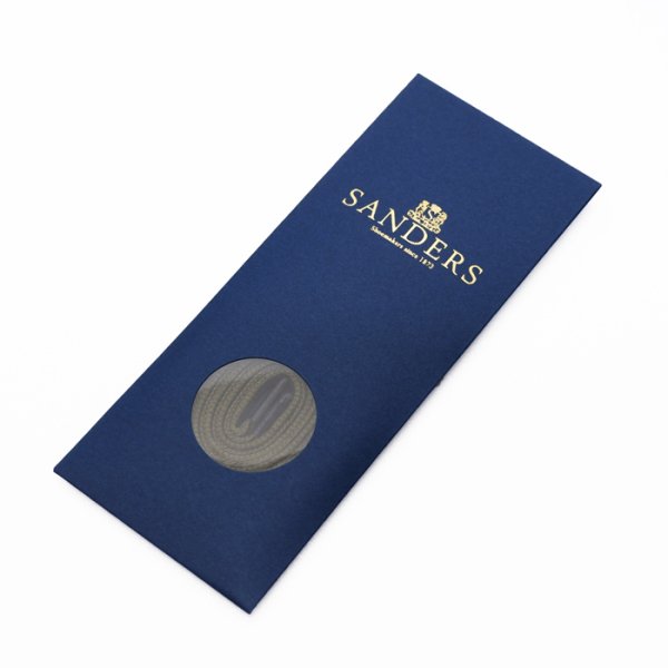 画像3: SANDERS(サンダース)Flat Waxed Shoe Lace 80cm(純正シューレース)/Green(グリーン)※メール便発送可※ (3)