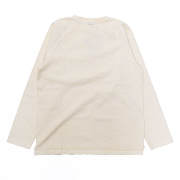画像2: Good On(グッドオン)Long Sleeve Heavy Raglan Pocket Tee(ロングスリーブヘビーラグランポケットTシャツ)"Pigment Dye" / Natural(ナチュラル) (2)