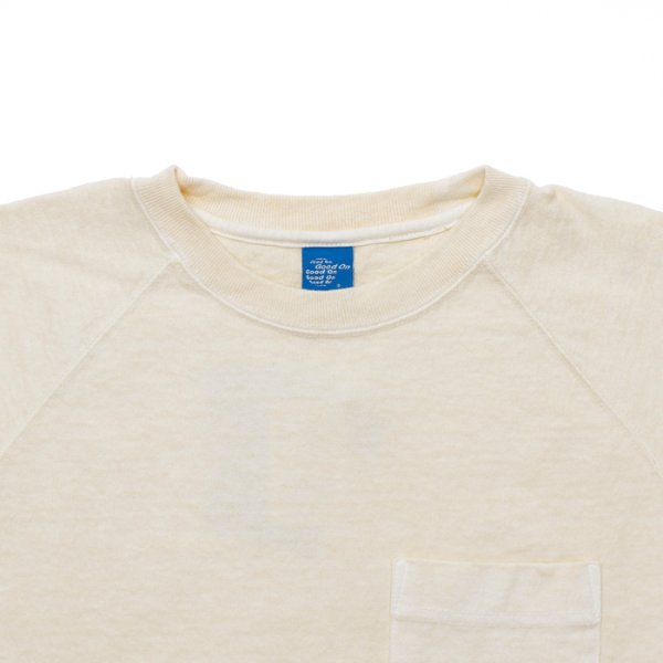画像3: Good On(グッドオン)Long Sleeve Heavy Raglan Pocket Tee(ロングスリーブヘビーラグランポケットTシャツ)"Pigment Dye" / Natural(ナチュラル) (3)