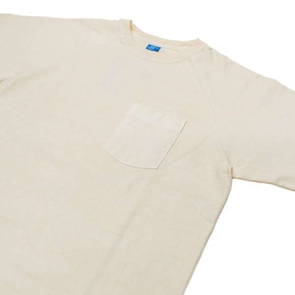 画像4: Good On(グッドオン)Long Sleeve Heavy Raglan Pocket Tee(ロングスリーブヘビーラグランポケットTシャツ)"Pigment Dye" / Natural(ナチュラル) (4)