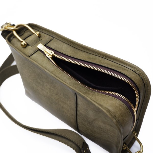 画像7: WILD SWANS(ワイルドスワンズ)COLLIER(コリアー)ショルダーバッグ"プエブロ"/Grigio(グリージオ) (7)