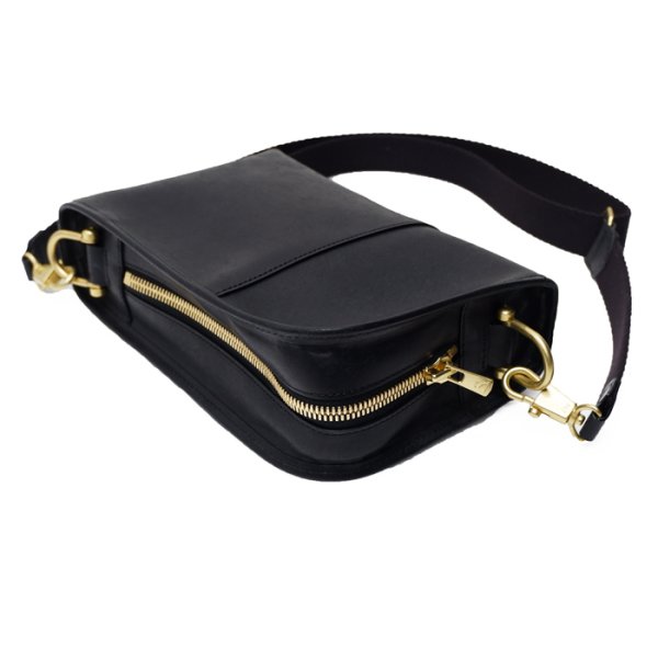 画像4: WILD SWANS(ワイルドスワンズ)COLLIER(コリアー)ショルダーバッグ"プエブロ"/Black(ブラック) (4)