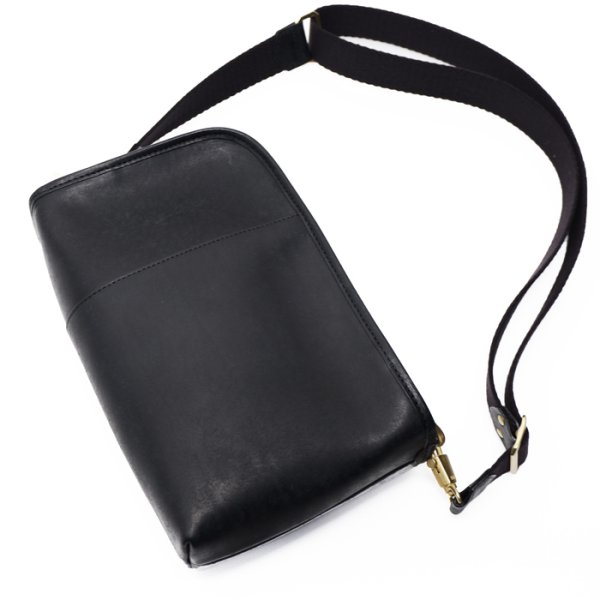 画像2: WILD SWANS(ワイルドスワンズ)COLLIER(コリアー)ショルダーバッグ"プエブロ"/Black(ブラック) (2)