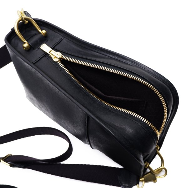 画像7: WILD SWANS(ワイルドスワンズ)COLLIER(コリアー)ショルダーバッグ"プエブロ"/Black(ブラック) (7)