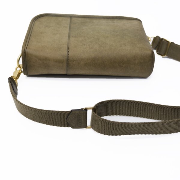 画像8: WILD SWANS(ワイルドスワンズ)COLLIER(コリアー)ショルダーバッグ"プエブロ"/Grigio(グリージオ) (8)