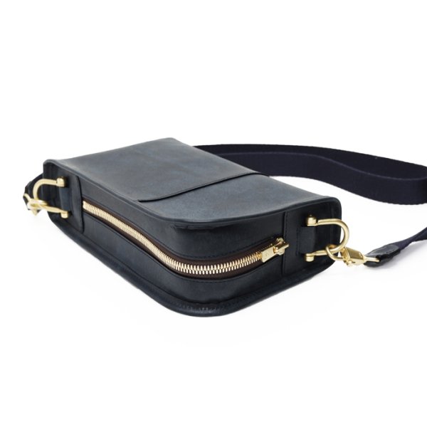 画像4: WILD SWANS(ワイルドスワンズ)COLLIER(コリアー)ショルダーバッグ"プエブロ"/Navy(ネイビー) (4)