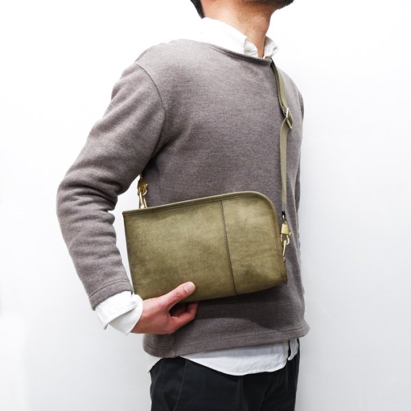 画像10: WILD SWANS(ワイルドスワンズ)COLLIER(コリアー)ショルダーバッグ"プエブロ"/Grigio(グリージオ) (10)