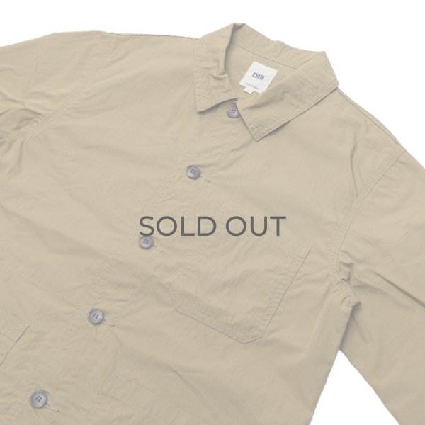 画像3: F.O.B FACTORY（エフオービーファクトリー）FRENCH SHIRT JACKET（フレンチシャツジャケット）"COTTON NYLON" / Khaki（カーキ） (3)