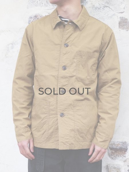 画像7: F.O.B FACTORY（エフオービーファクトリー）FRENCH SHIRT JACKET（フレンチシャツジャケット）"COTTON NYLON" / Khaki（カーキ） (7)