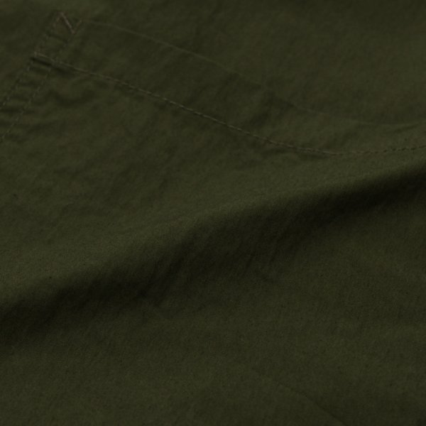 画像6: F.O.B FACTORY(エフオービーファクトリー)FRENCH SHIRT JACKET(フレンチシャツジャケット)"COTTON NYLON" / Olive(オリーブ) (6)