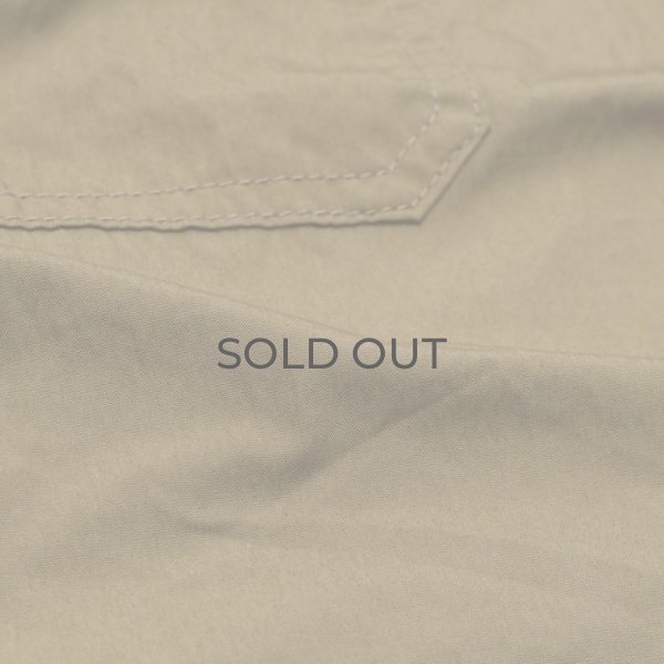 画像6: F.O.B FACTORY（エフオービーファクトリー）FRENCH SHIRT JACKET（フレンチシャツジャケット）"COTTON NYLON" / Khaki（カーキ） (6)