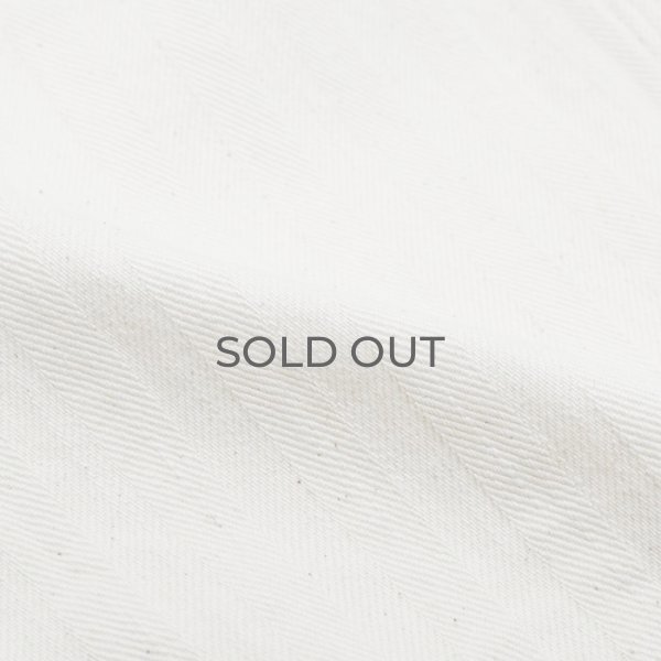 画像9: F.O.B FACTORY（エフオービーファクトリー）HBT PAINTER PANTS（HBTペインターパンツ）"Wavy Herringbone" / Ecru（エクリュ）【裾上げ無料】 (9)