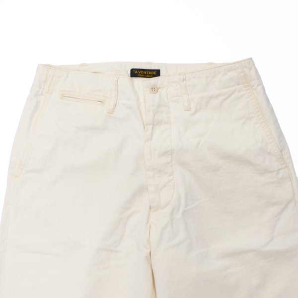 画像2: *A VONTADE（アボンタージ）Type 45 Chino Trousers（タイプ45チノトラウザーズ）"Classic Selvedge Twill" / Natural（ナチュラル）【裾上げ無料】 (2)