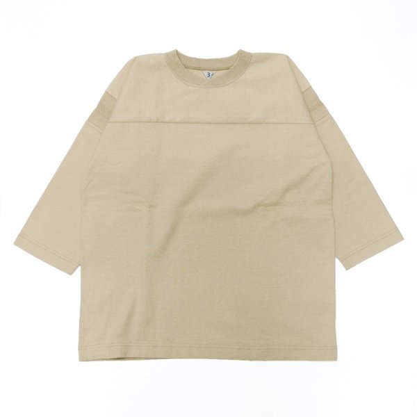 画像1: FilMelange（フィルメランジェ）DAMIAN（ダミアン）"度詰めネップ天竺" / Chino Beige（チノベージュ） (1)