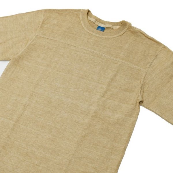 画像4: Good On(グッドオン)80's FOOTBALL Tee(80'sフットボールTシャツ)"Pigment Dye" / Latte(ラテ) (4)
