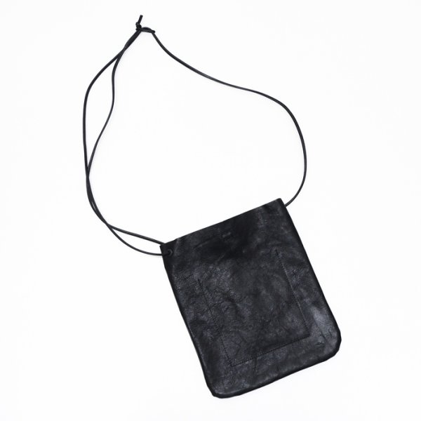 画像2: ARTS&CRAFTS(アーツアンドクラフツ)FLAT SHOULDER"L"(フラットショルダーL)VEGETABLE HORSE LEATHER/Black(ブラック) (2)