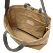 画像3: ARTS&CRAFTS（アーツアンドクラフツ）2WAY WIDE TOTE（2ウェイワイドトート）#9 CANVAS/Tan（タン） (3)