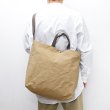 画像8: ARTS&CRAFTS（アーツアンドクラフツ）2WAY WIDE TOTE（2ウェイワイドトート）#9 CANVAS/Tan（タン） (8)
