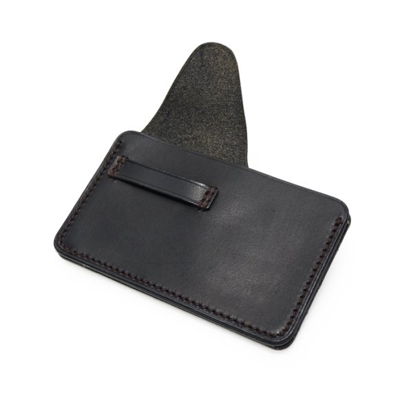 画像3: ARTS&CRAFTS(アーツアンドクラフツ)CARD CASE"W"(カードケースW)ELBAMATT ACC/Black(ブラック) (3)