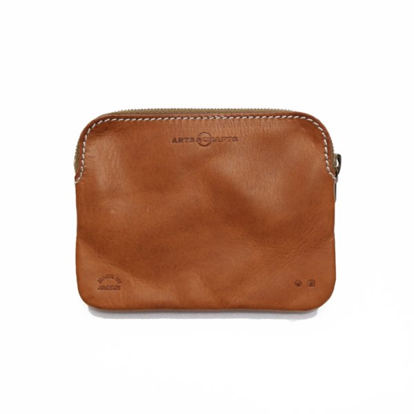 画像2: ARTS&CRAFTS(アーツアンドクラフツ)TWIN PURSE(ツインパース)ELBAMATT ACC/Tan(タン) (2)