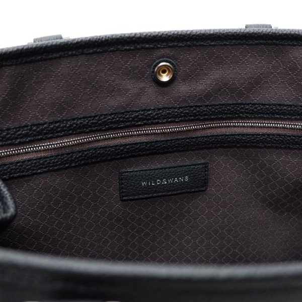 画像7: WILD SWANS(ワイルドスワンズ)Drucker(ドラッカー)トートバッグ"シュランケンカーフ"/Black(ブラック)・Navy(ネイビー) (7)