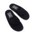 画像3: ISLAND SLIPPER（アイランドスリッパ）PBS201BHR (ブルハイドスエードレザーサンダル) "Suede" / Black×Black（ブラック×ブラック） (3)