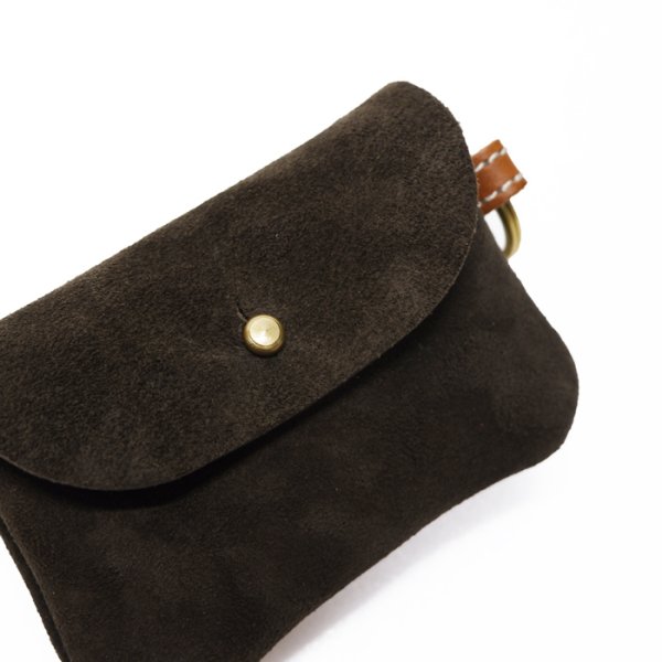 画像3: ARTS&CRAFTS(アーツアンドクラフツ)FLAP KEY&CARD CASE(フラップキー&カードケース)KUDU NAKED/Choco(チョコ) (3)