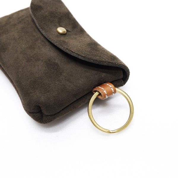 画像4: ARTS&CRAFTS(アーツアンドクラフツ)FLAP KEY&CARD CASE(フラップキー&カードケース)KUDU NAKED/Choco(チョコ) (4)