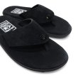 画像6: ISLAND SLIPPER（アイランドスリッパ）PBS201BHR (ブルハイドスエードレザーサンダル) "Suede" / Black×Black（ブラック×ブラック） (6)
