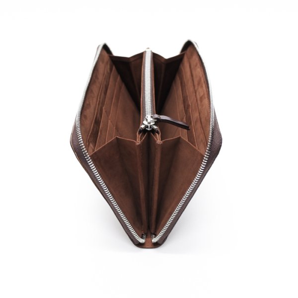 画像4: ARTS&CRAFTS(アーツアンドクラフツ)ROUND ZIP LONG WALLET(ラウンドジップロングウォレット)CORDOVAN ACC/Brown(ブラウン) (4)