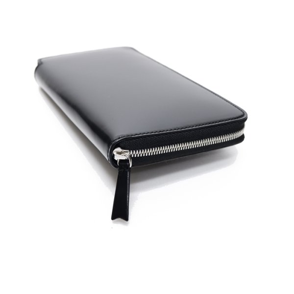 画像2: ARTS&CRAFTS(アーツアンドクラフツ)ROUND ZIP LONG WALLET(ラウンドジップロングウォレット)CORDOVAN ACC/Black(ブラック) (2)