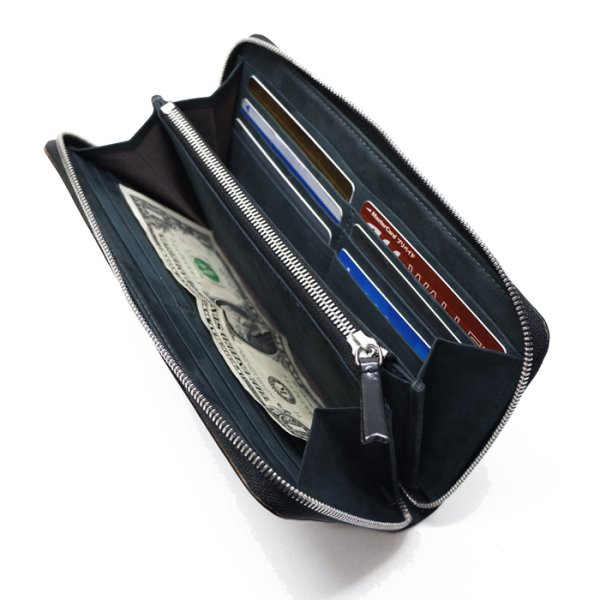 画像6: ARTS&CRAFTS(アーツアンドクラフツ)ROUND ZIP LONG WALLET(ラウンドジップロングウォレット)CORDOVAN ACC/Black(ブラック) (6)