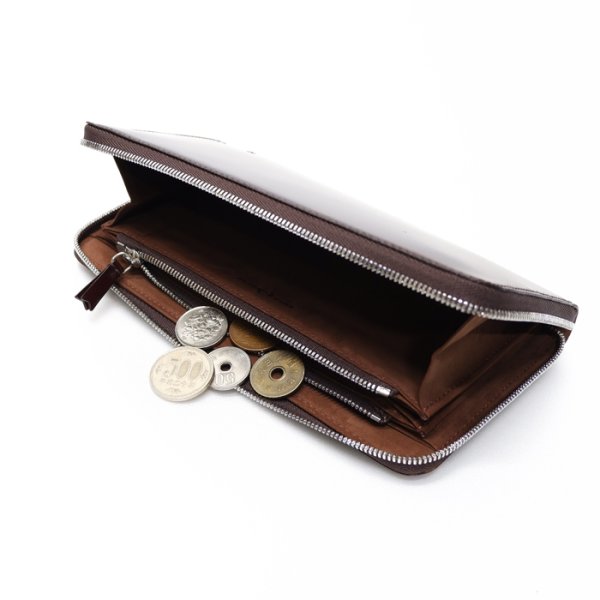画像5: ARTS&CRAFTS(アーツアンドクラフツ)ROUND ZIP LONG WALLET(ラウンドジップロングウォレット)CORDOVAN ACC/Brown(ブラウン) (5)