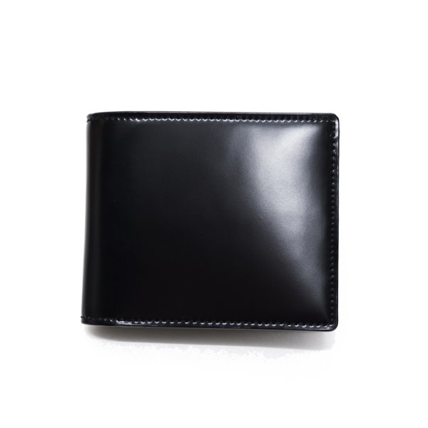 画像2: ARTS&CRAFTS(アーツアンドクラフツ)BILLFOLD WALLET W COIN PURSE(ビルフォールドウォレットコインパース)CORDOVAN ACC/Black(ブラック) (2)